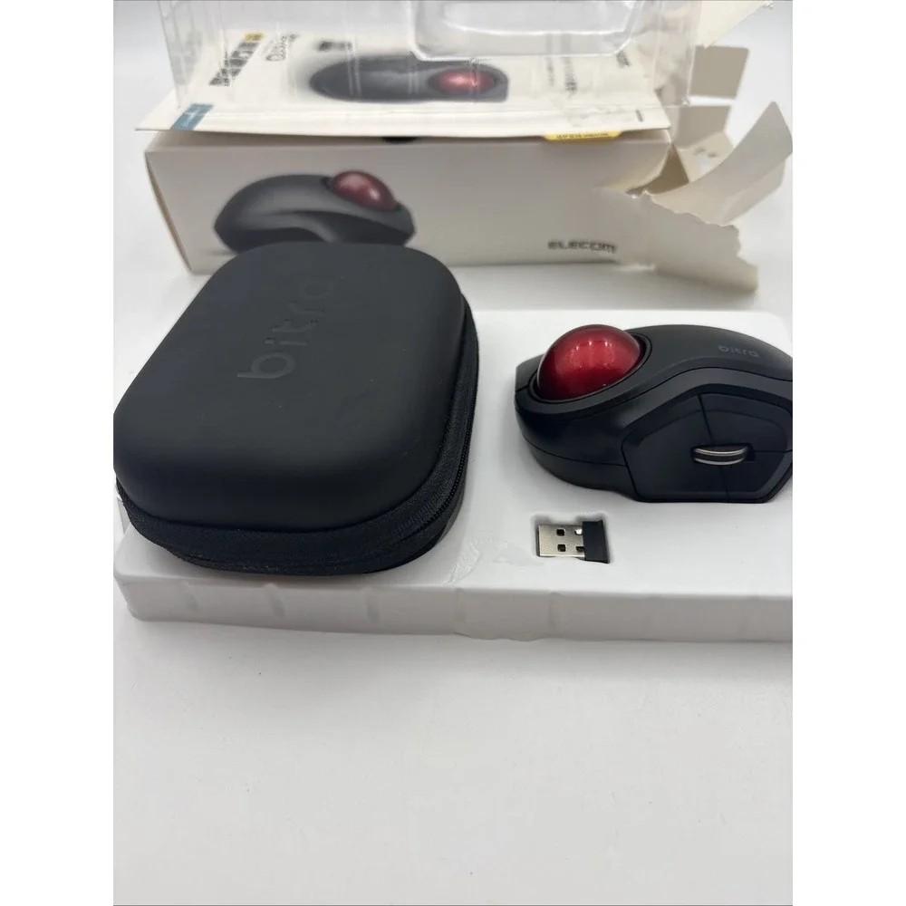 ELECOM Wireless Trackball Mouse M-MT2DRSBK S size 5-Button JP
